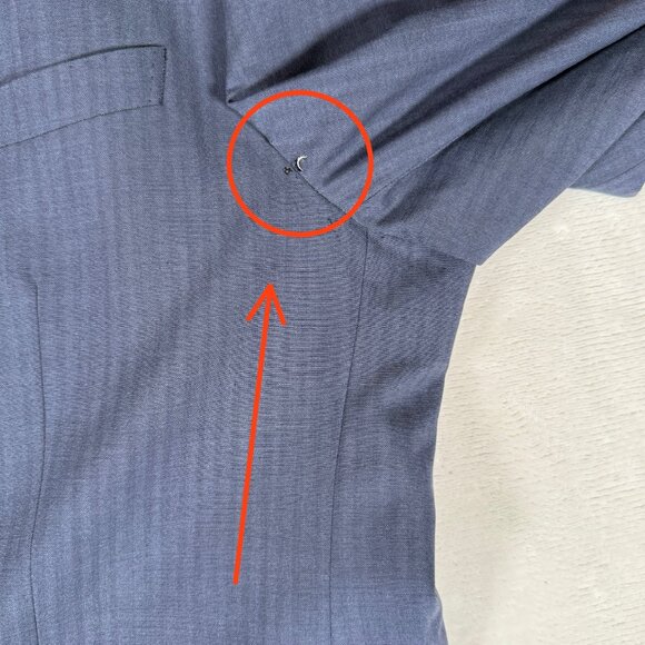 Di Stefano Italy 2 Piece Suit Men Size US 38R 100% Wool Pants 39 x 27 Made Italy - Picture 4 of 15